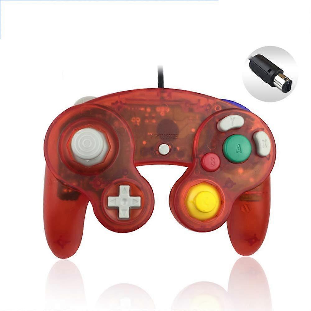 Wired Controller for GameCube, Nintendo Switch and PC with Ergonomic Silicone Buttons