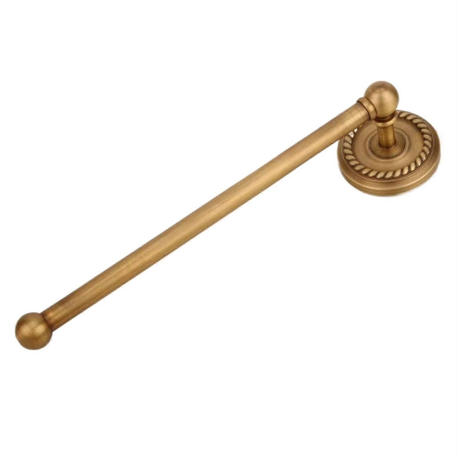Bathroom Towel Ring Solid Brass Antique Finish Wall Mounted Round Holder Space Saving Rack