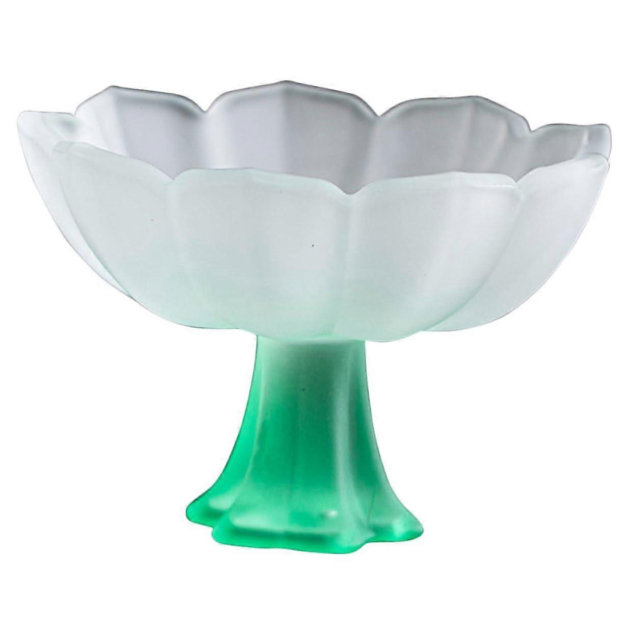 Lotus Shaped Ceramic Tea Cup with  Footed Base for Jasmine Green Tea Lovers