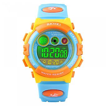 Veeki Kids Digital Sport Watch, Orologi Da Esterno Casual Multi Funzione Elettronici Impermeabili, 7 Orologio Da Polso Cronometro Allarme Luminoso Colorato A LED (urlare