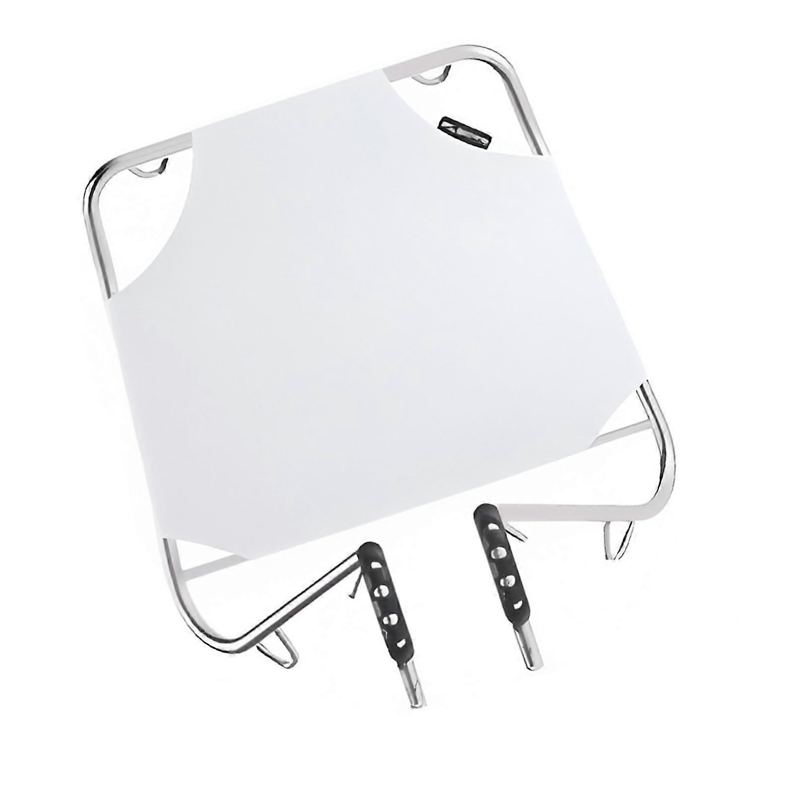 White Durable Metal Bike Storage Rack with Stable Frame for Handlebars and Cargo