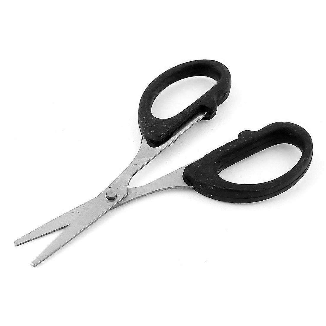 Small Precision Scissors with Flute Blade, Lightweight Compact Design for Sewing and Craft Trimming