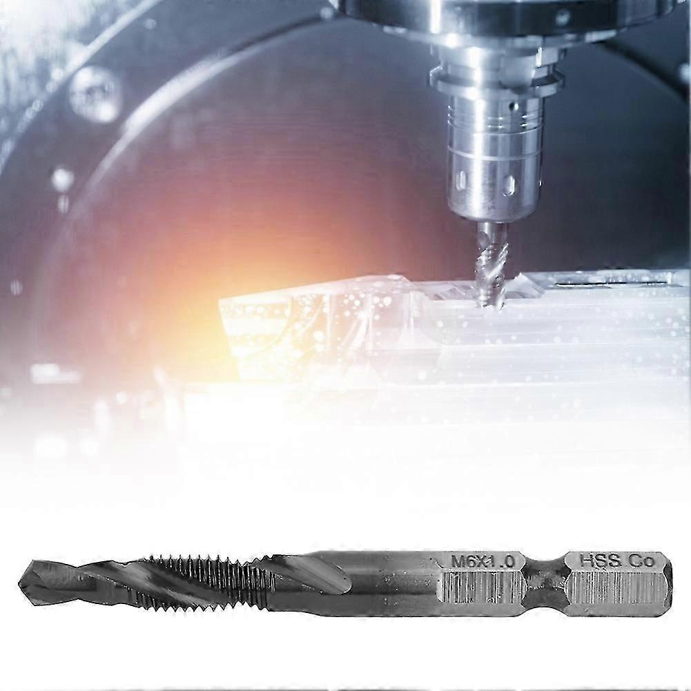 Multifunctional M6 X 1 Tapping Compound Tap Screwdriver Drilling Integrated Drill Bit Set