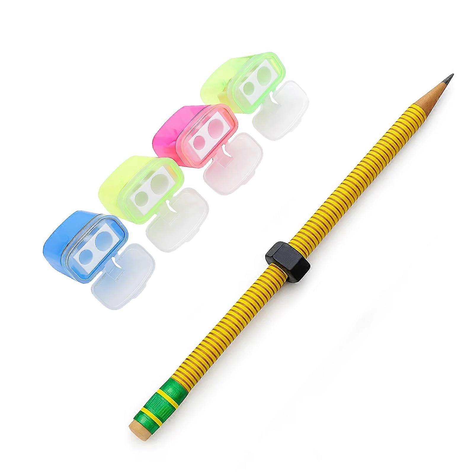 2PCS Threaded Fidget Pencils Silent Spin Focus Twistable Design with Nuts and Bolts for Study Office