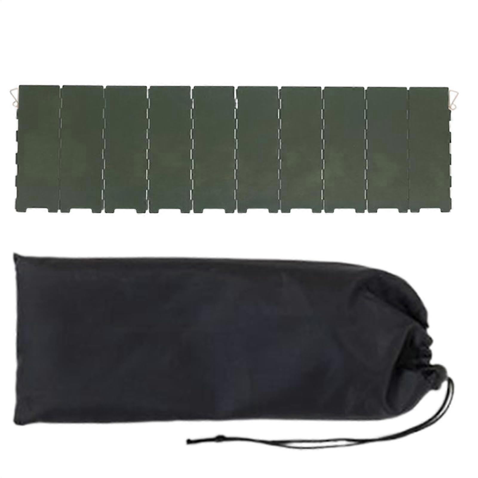Camping Stove Windscreen Foldable 10Panel Metal Windshield with Storage Bag for Outdoor Camping