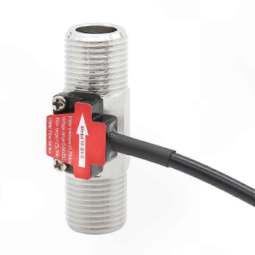 Liquid Flow Sensor with External Thread for Water Measurement