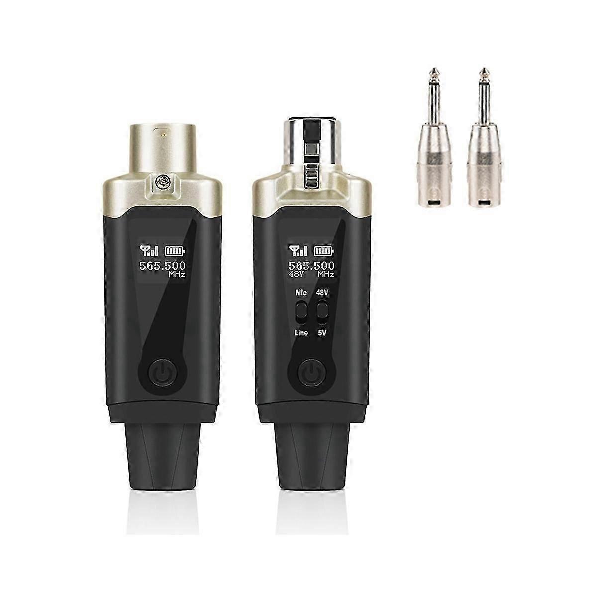 Wireless Microphone Transmitter Receiver System for Condenser 5V