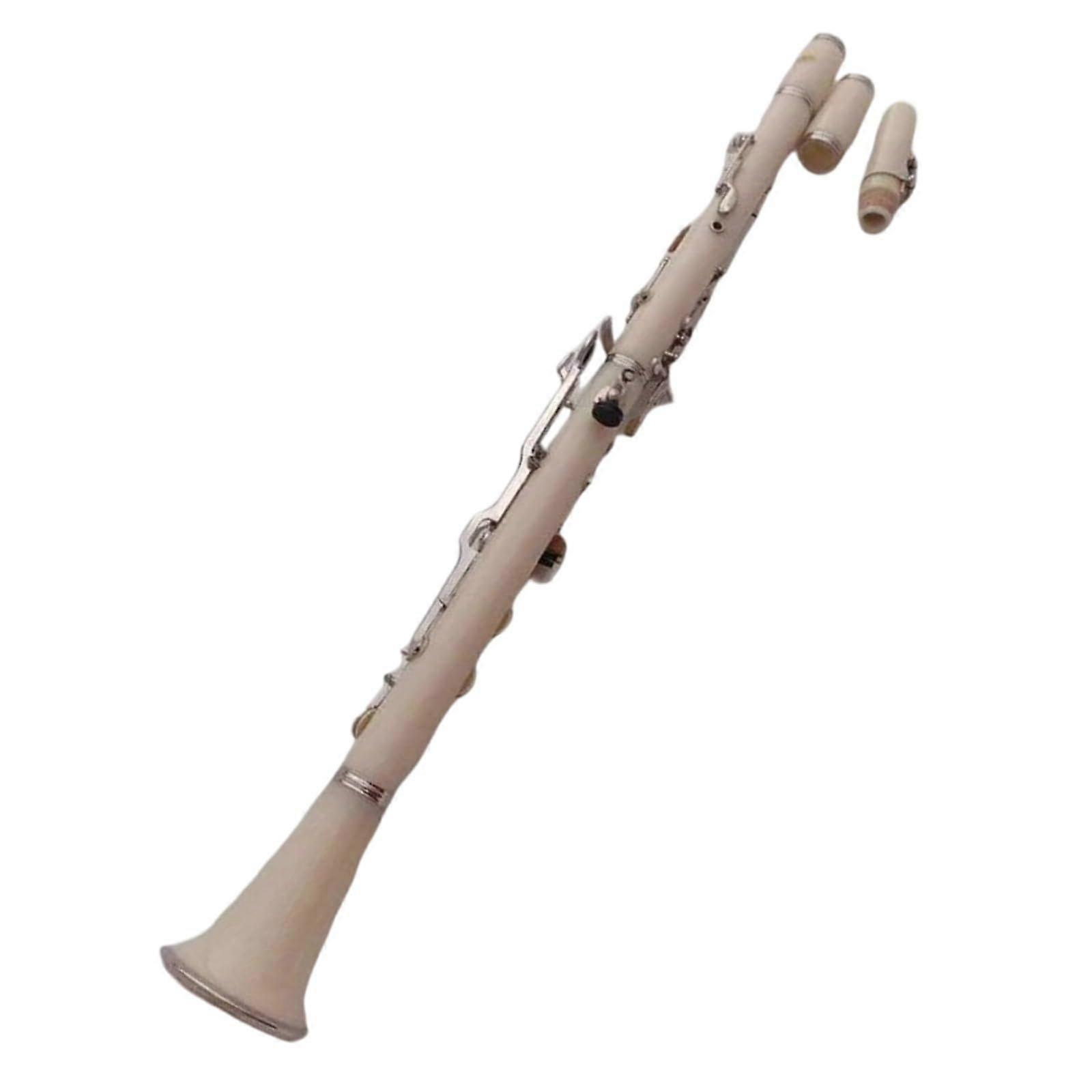 Professional Silver Clarinet in G Flat with Balanced Rich Tone and Responsive Key Action