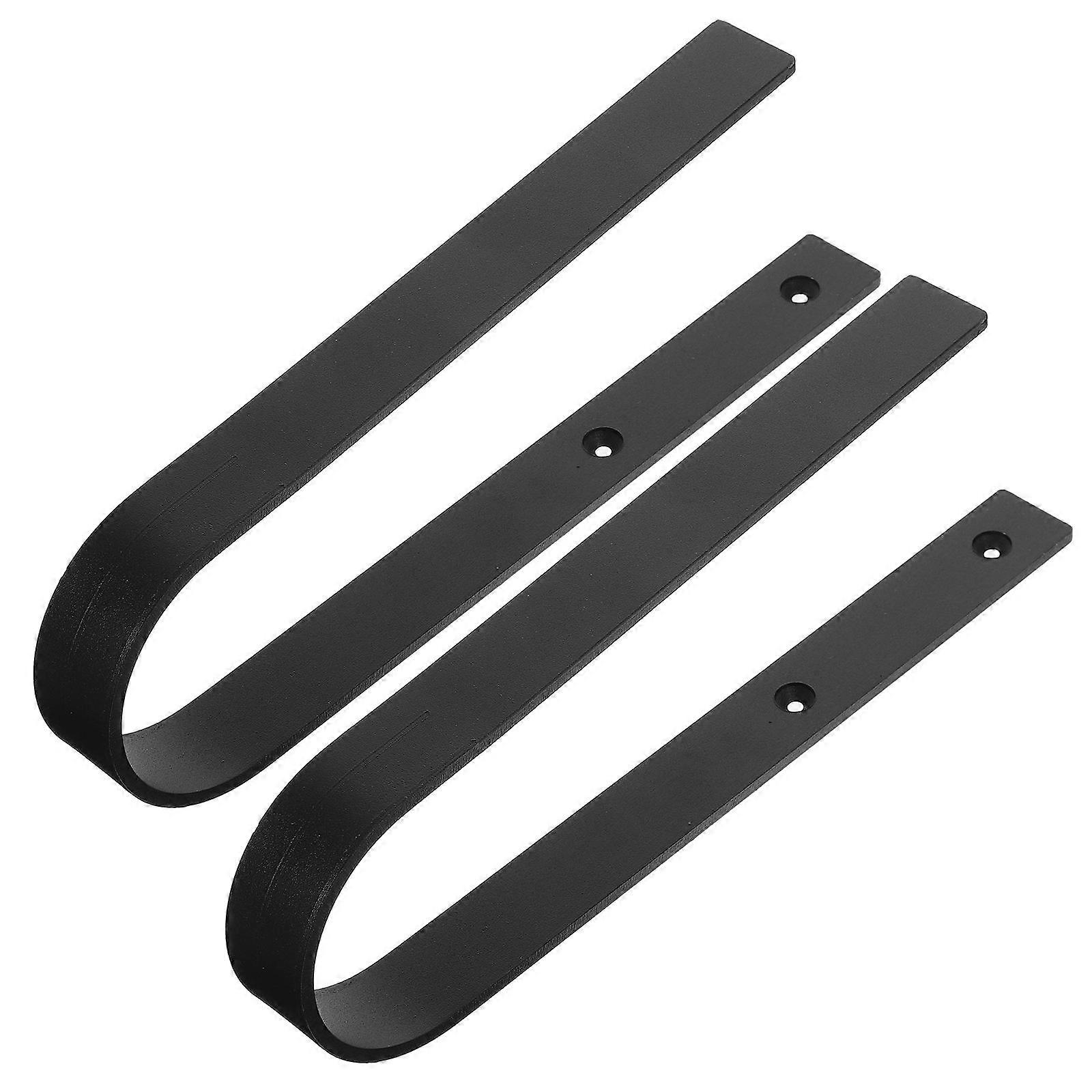 Wall Mounted Skateboard Storage Hook Heavy Duty Bracket 1Set Black
