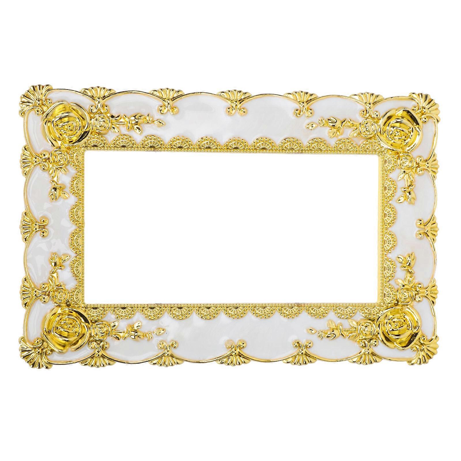 Classic Golden Switch Sticker Protective Cover for Wall Socket 1Pcs