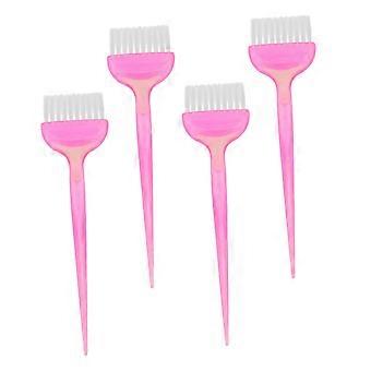 Kit de Pincel e Pente para Tintura de Cabelo com 4 Peças para Aplicação Precisa e Design Reutilizável e Durável
