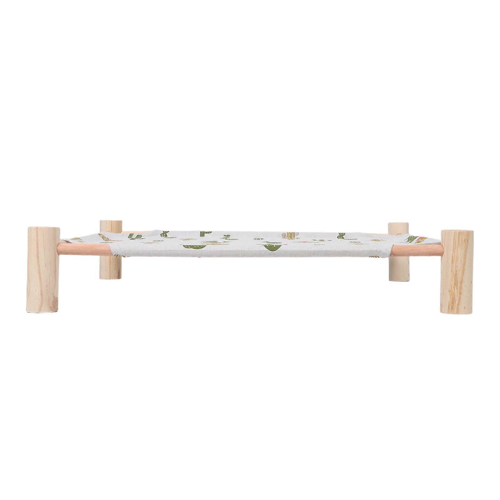 Dog Bed Hammock Elevated Design Modern Rectangular Pet Bed Weight Distribution Indoor Use 1Pack