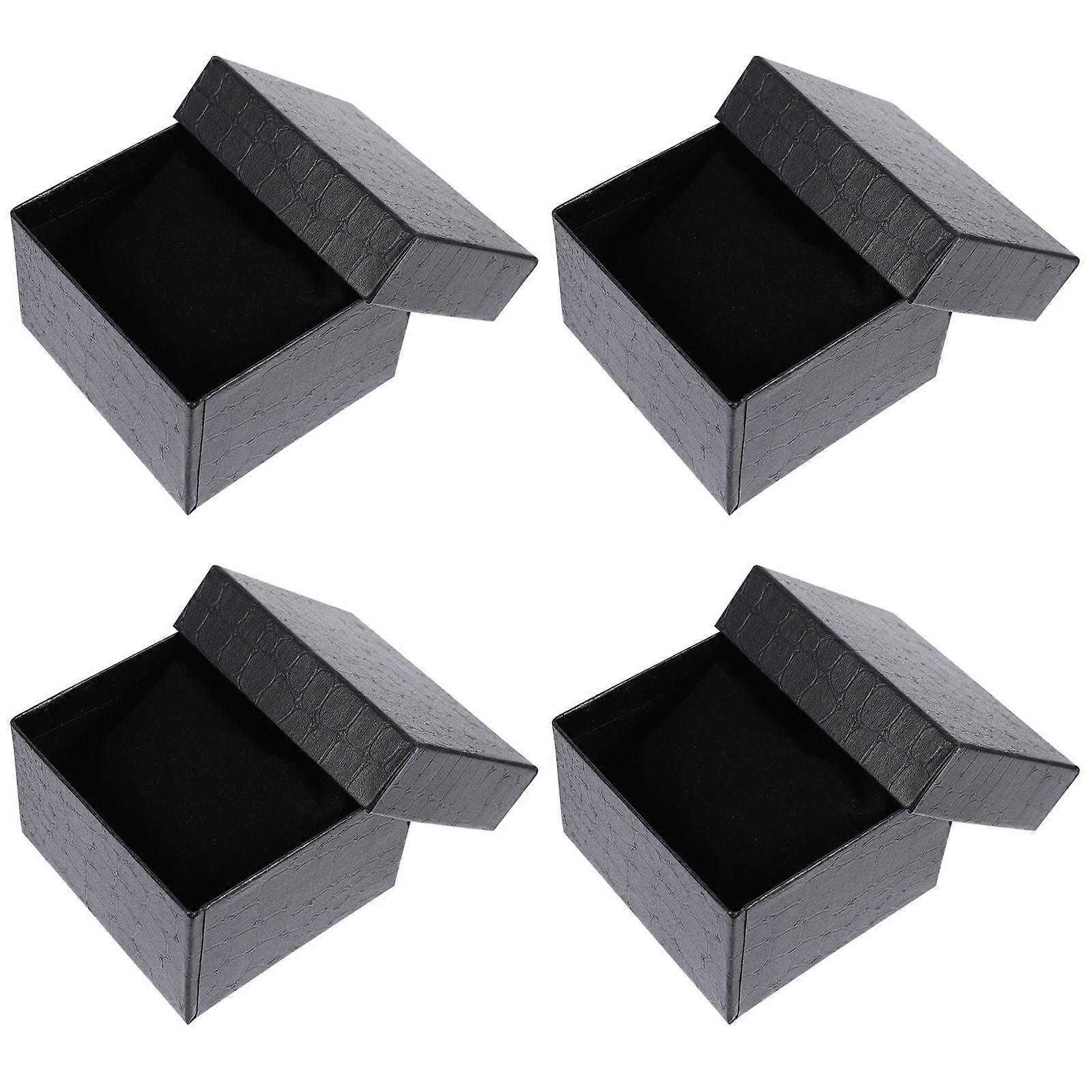 4 Pcs Multi-function Watch Storage Boxes Watch Boxes Watch Organizer for Storage