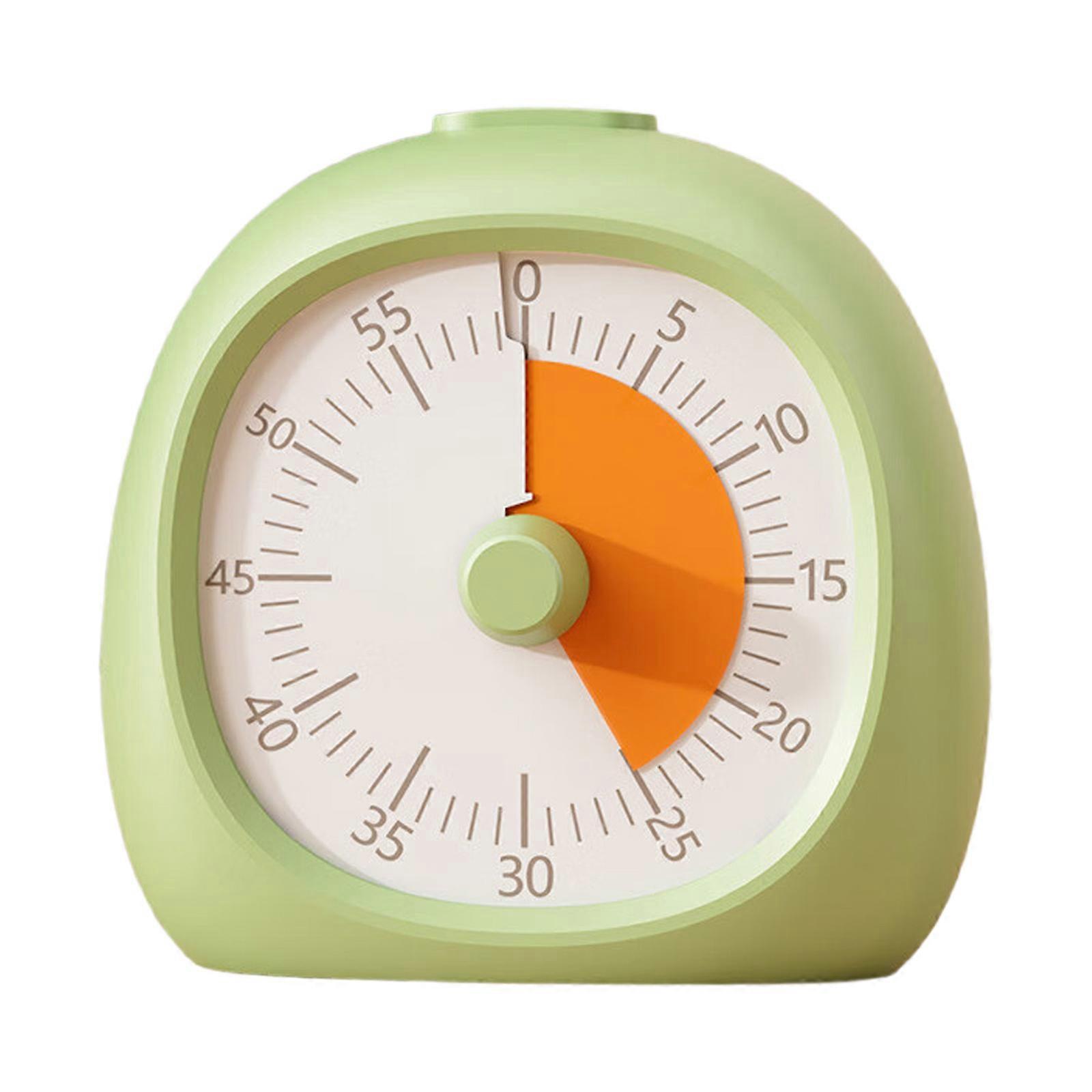 Visual Timer Children Selves-disciplines Tool Countdown 60-Minutes Timer Simple Twist Function For Easy Time Setting  Green