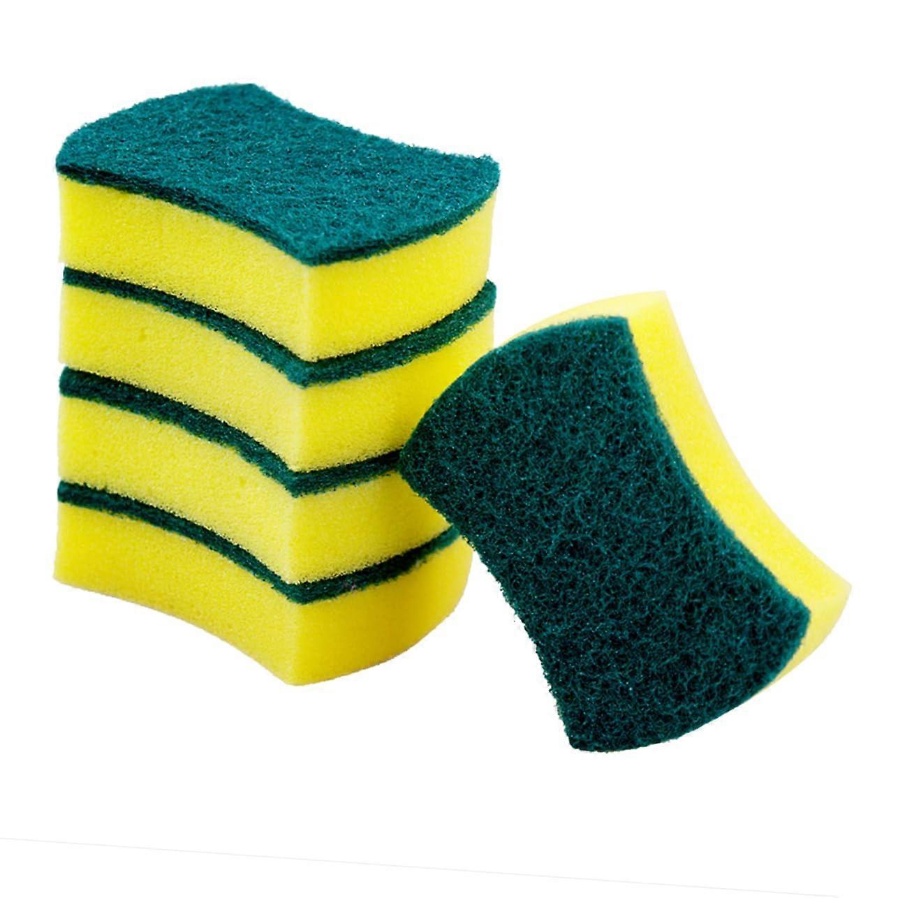 12pcs DoubleSided Kitchen Scrub Sponge Set, Density Super Absorbent for Fast Bubbling