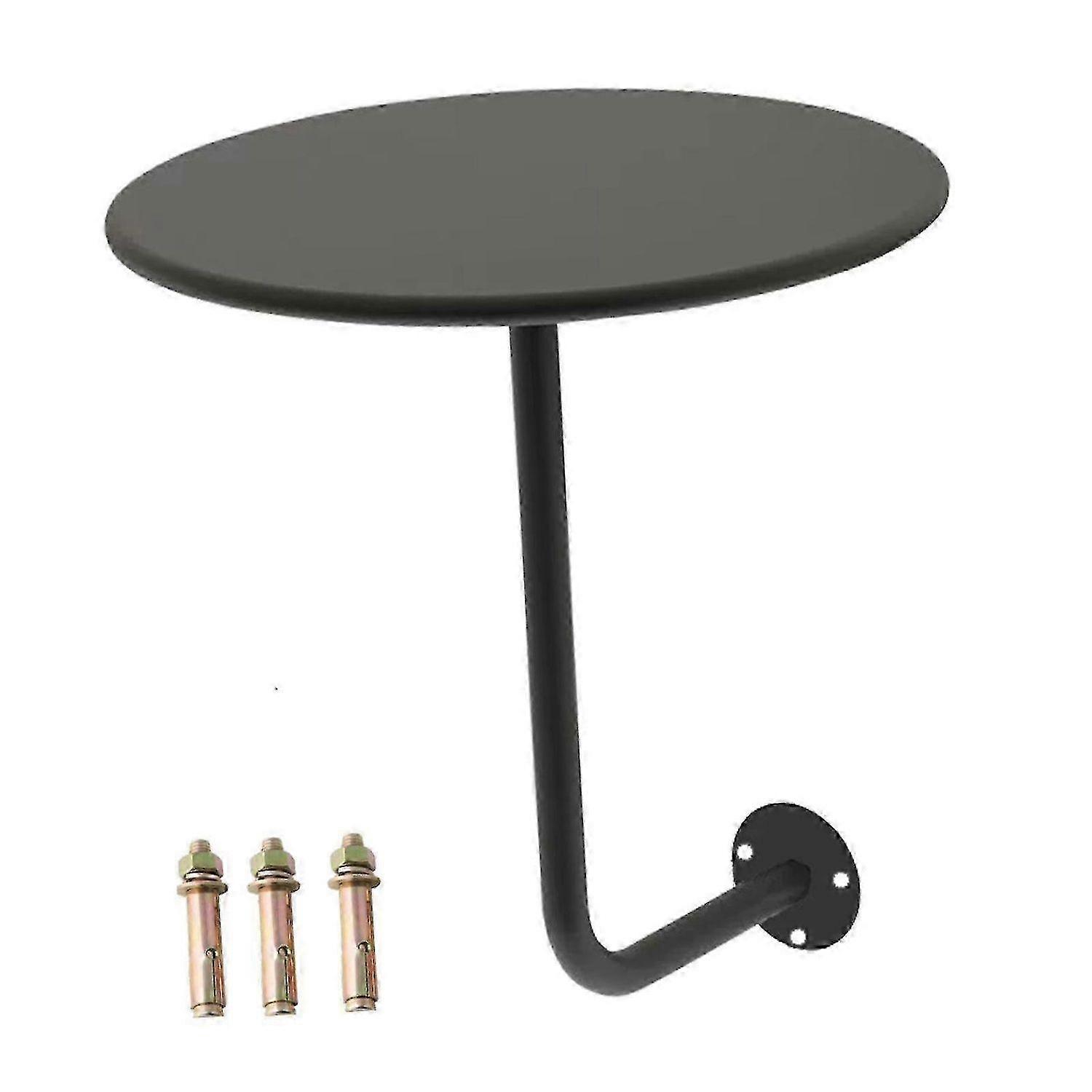 Compact Round Pub Dining Table - Simple & Convenient Small Side Desk for Wall