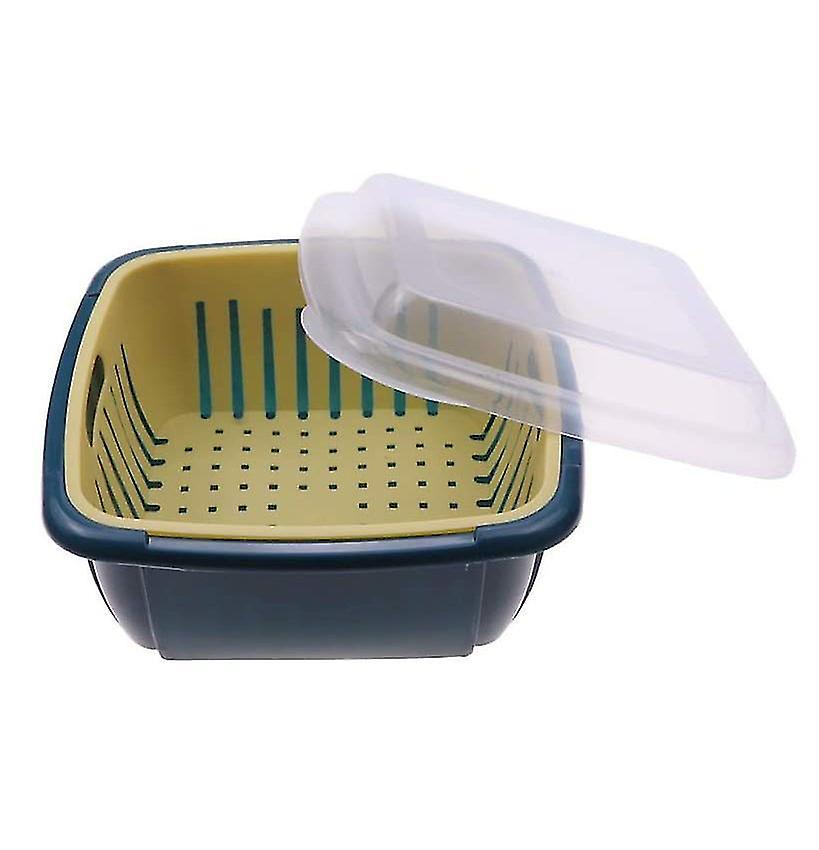 yellow Plastic Sieve Lid For Fruit Spaghetti Potatoes Baskets