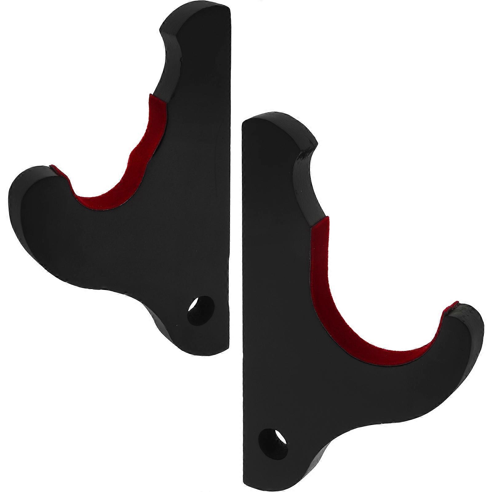 Convenient Baseball Bat Display Wood Bat Rack Support 1Pair