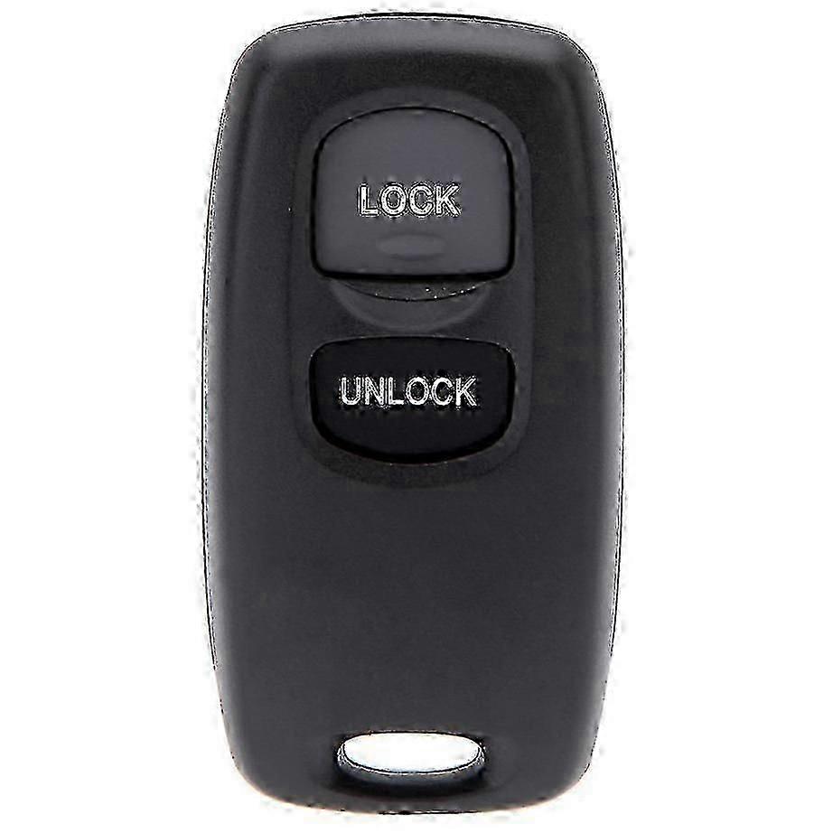 Uncut Key Replacement 2 Button Keyless Entry Remote Key Fob Shell Case and Button Pad Compatible wi