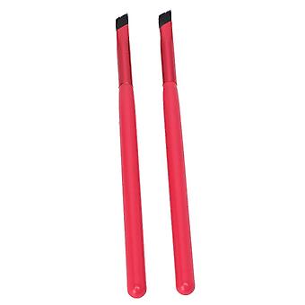 2pcs Eyebrow Brush Professional Portable Soft Nylon Hair Hairline Brow Brush Cosmetic Tool for Women