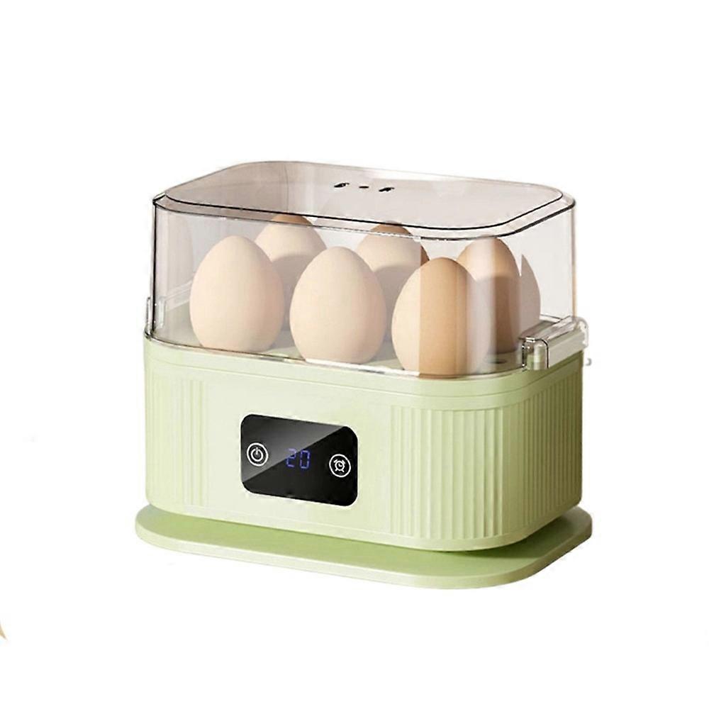 Portable Mini Multifunctional Egg with Timer Auto Shut Off Egg Steamer for Breakfast Egg Maker 6 Eggs EU Plug
