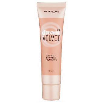 Maybelline New York Dream Velvet Soft Matte Foundation 30ml - 40 Fawn
