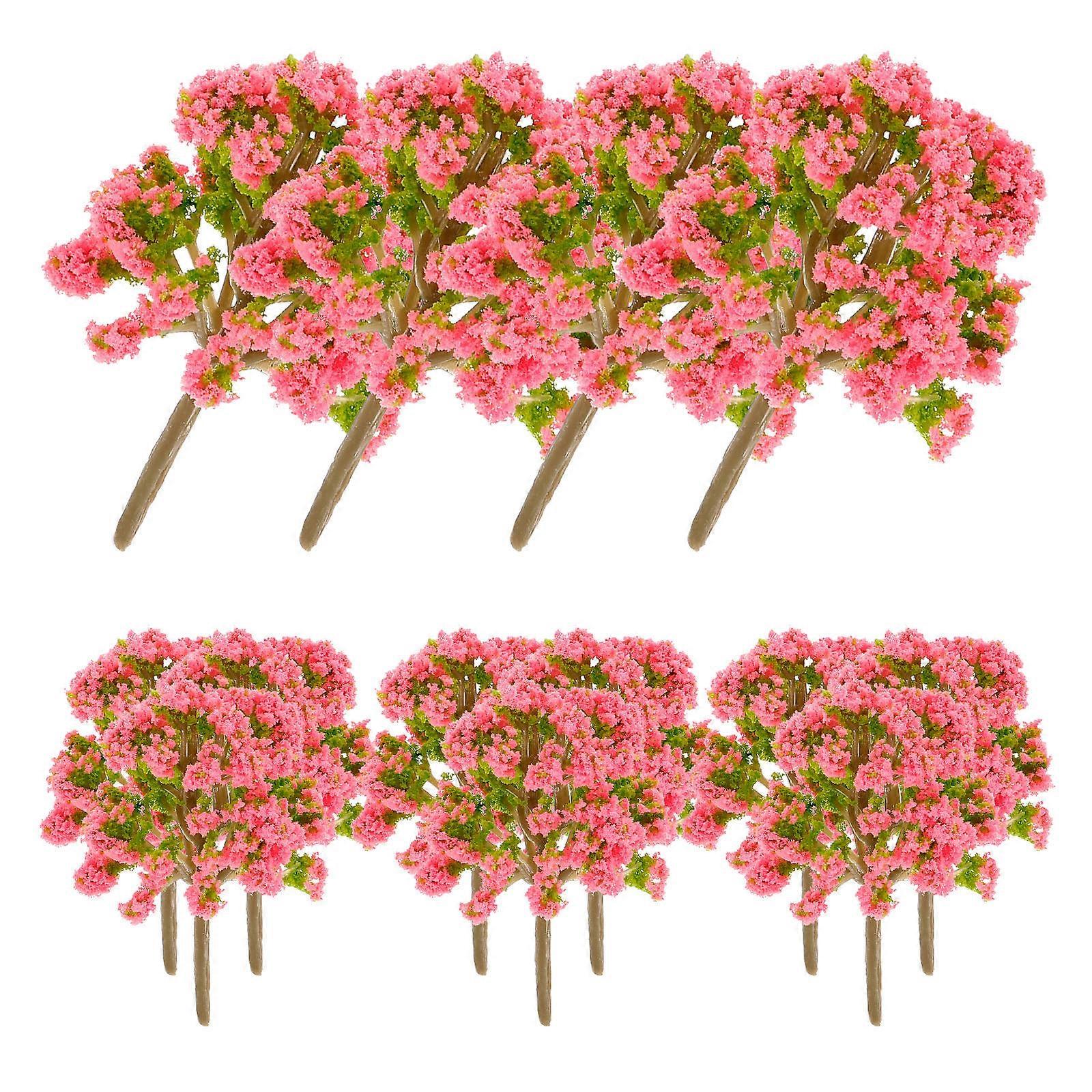 Model Train Scenery Tree Mini Tree Models for Decor 20Pcs Pack