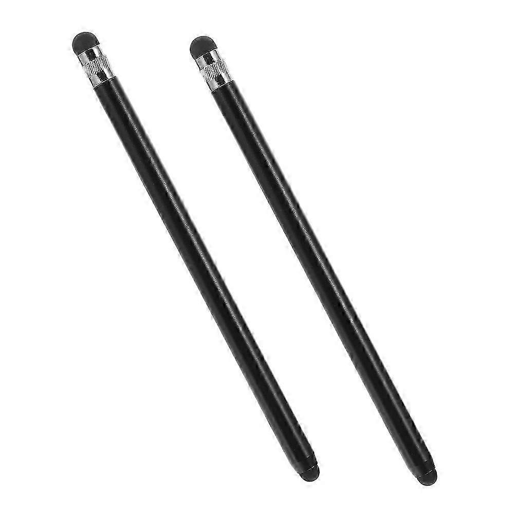 Touch Screen Stylus Pen for Tablet with Precision Function 2Pcs Black Aluminum