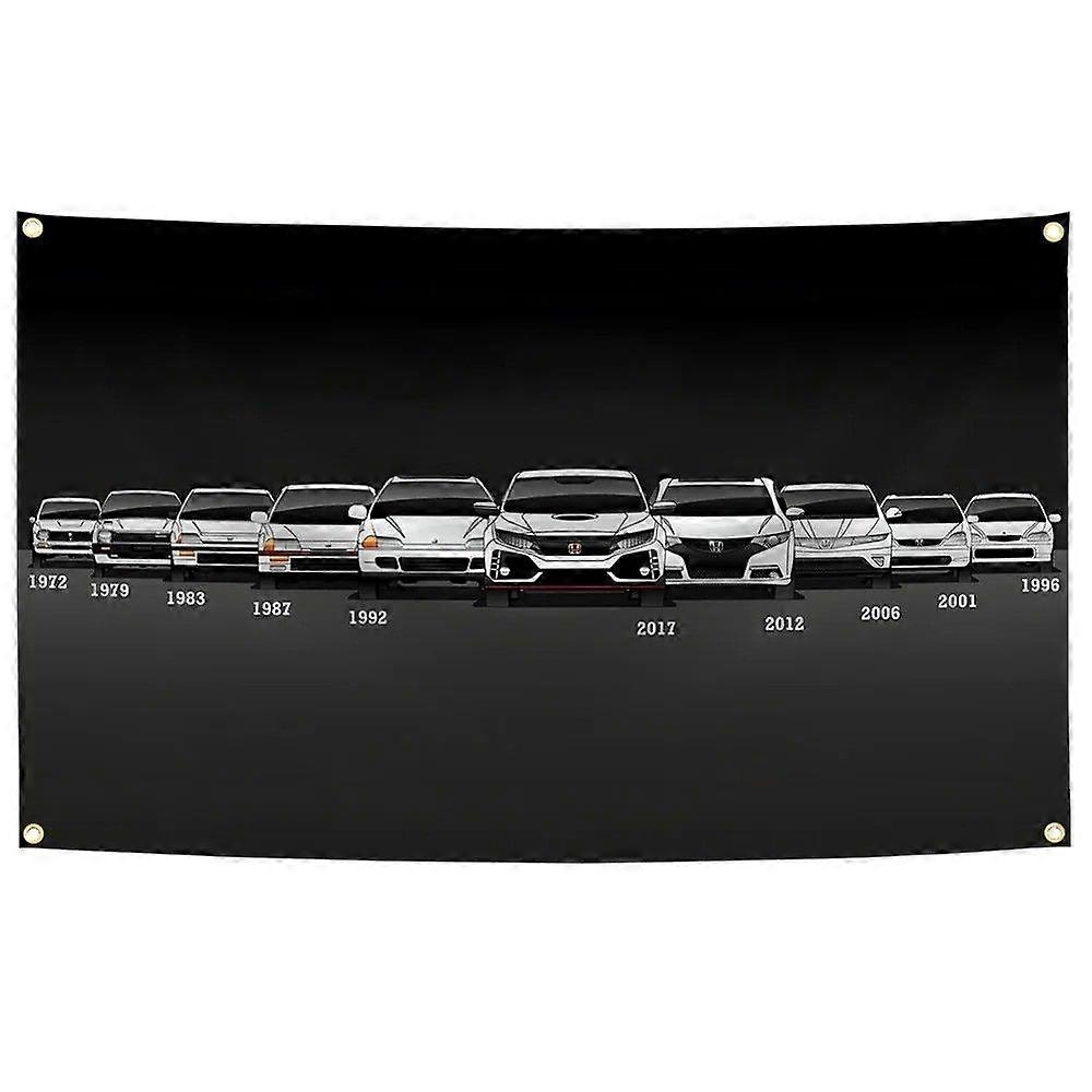 JDM Car Evolution Bilflagga Banner VQ0211