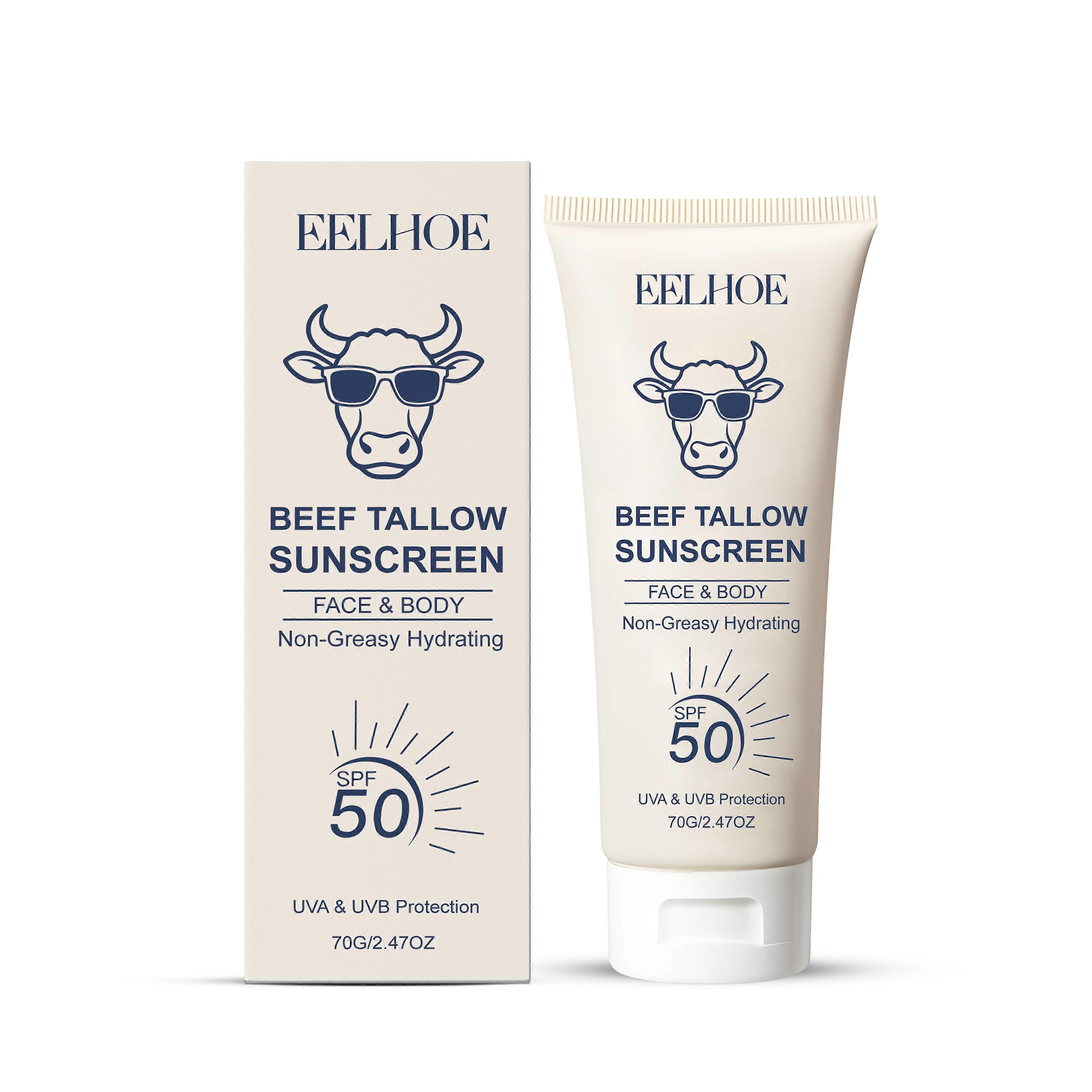 2pcsTallow Nourishing Sunscreen, 70g