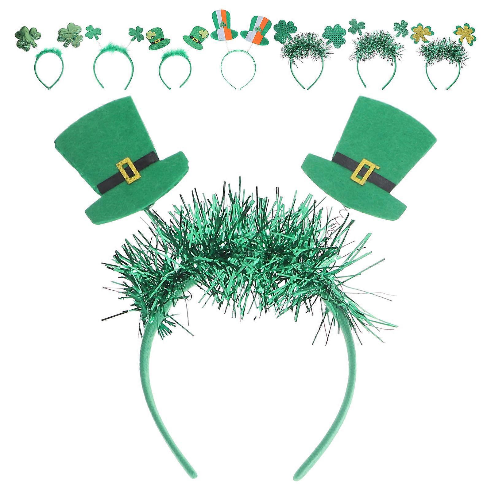 8pcs Shamrock Headband