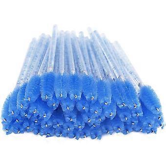 Disposable Eyelash Brush, Makeup Tool for Makeup Practice - Navy Blue