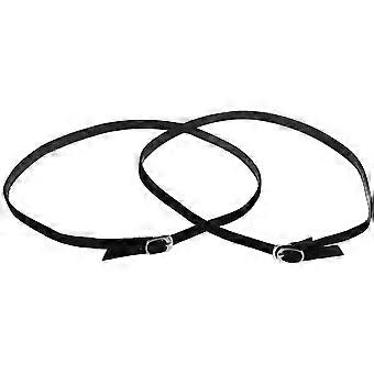 High Heel Straps Shoe Buckle Extender For Women Night Out Formal Event Anti-Loose Adjustable PU 60.00X0.75X0.20CM 1 Pair