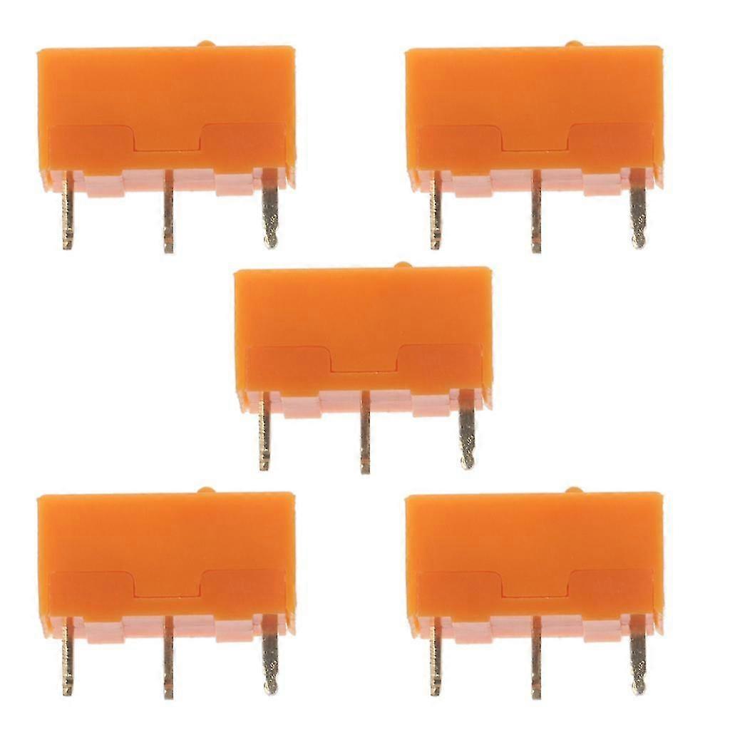 5 stykker / sett TTC Dustproof Gold Mouse Micro Switch Reparasjon Erstatning