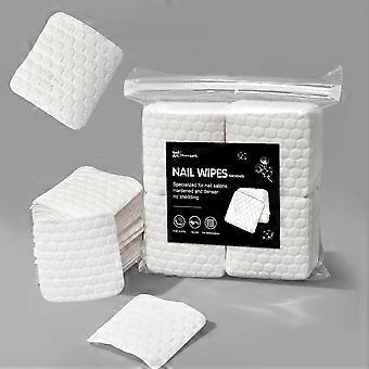 200Pcs Lint Free Nail Wipes Durable Nail Cleaner Pads Manicure Tool for Removing Nail Polish and Cleansing Gel