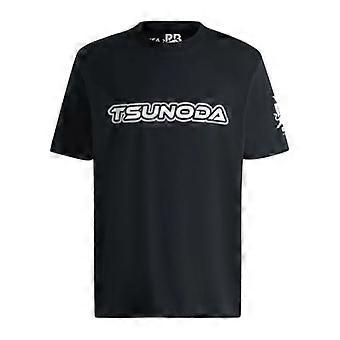 Hugo Tsunoda T-shirt met ronde hals voor heren, normale pasvorm