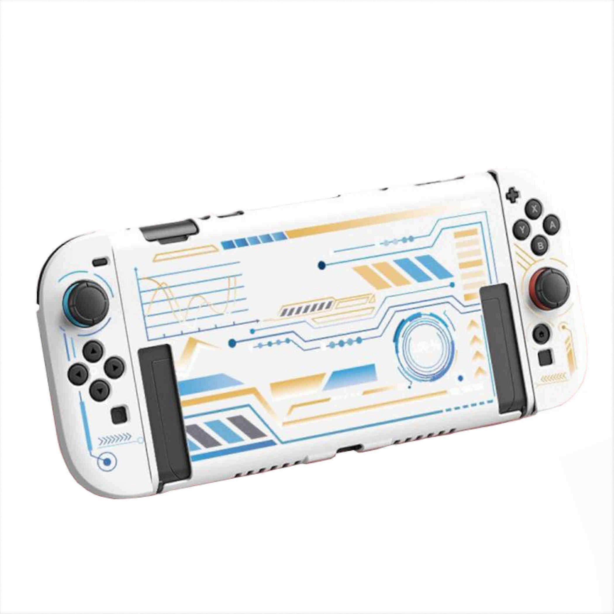 Flexible TPU protective case for Nintendo Switch 2 with a modern linear design