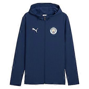 2026-2027 Man City Training Softshell Jacket (Blue Jewel)