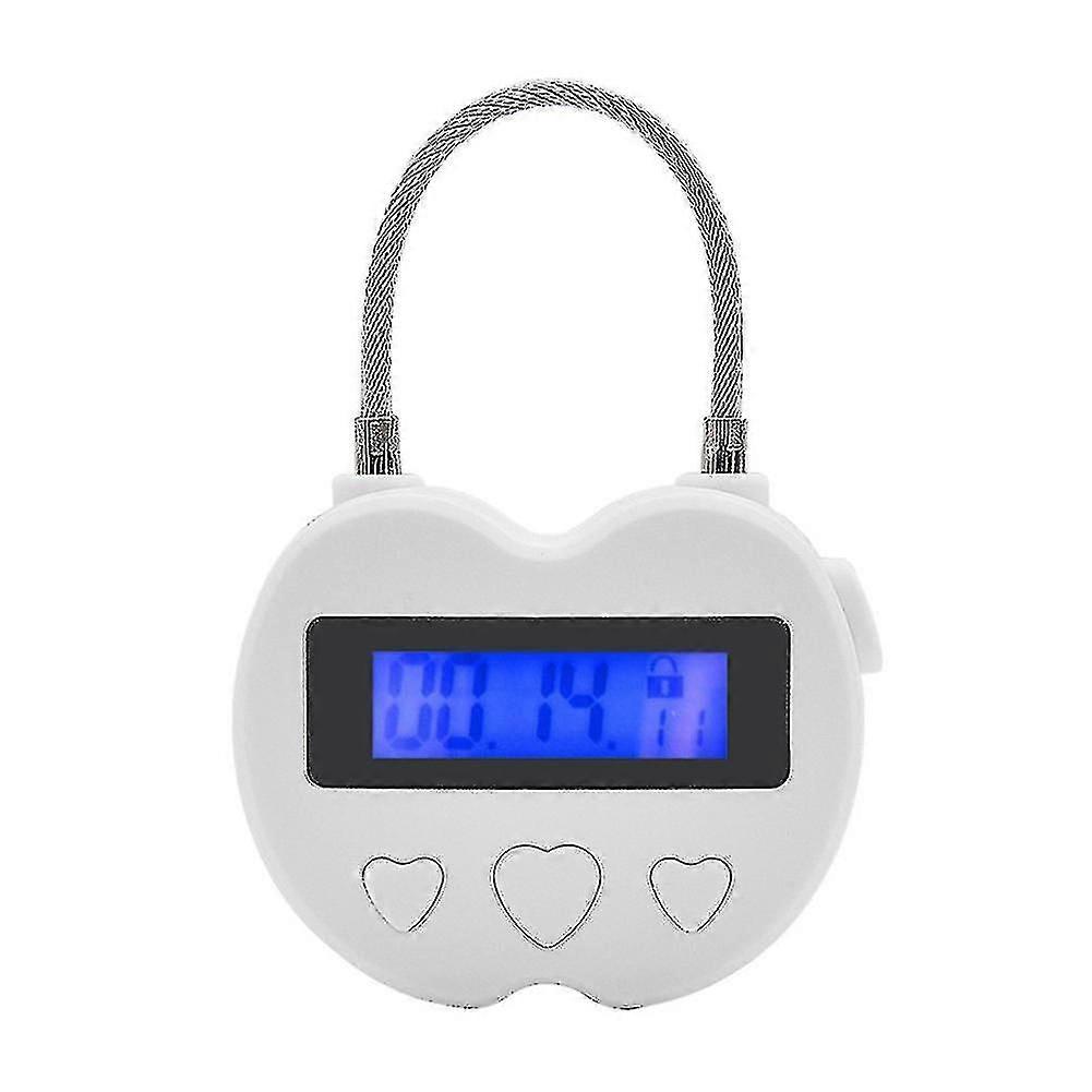 Smart Time Lock Lcd Display Time Lock Multifunction Electronic Timer,waterproof Usb Rechargeable Temporary Timer Padlock