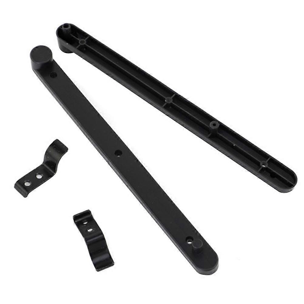 1 Set Cabinet Slides Concealed Flip-up Door Guide Track Buffer Slide Bracket