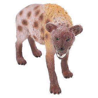 Plastic Hyena Statue Simulation Hyena Model Imitation Hyena Toy Kids Hyena Cognitive Toy African Wild Dog Figurine Toy Animals Figures