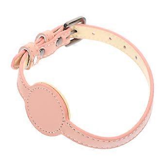 Cat Tracer Collar Portable Cat Collar with Tracer Case 2Pcs Pink