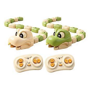 Modular Diy Magnetic Snake Robot Toy 2 4Ghz Remote Control Flexible Crawler Stem Educational Kids Play Gift