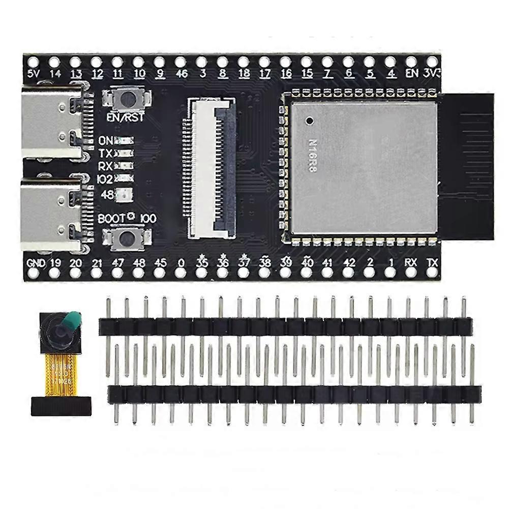 ESP32-S3 N16R8 CAM Development Board WiFi+Bluetooth Module with OV2640 Camera Module