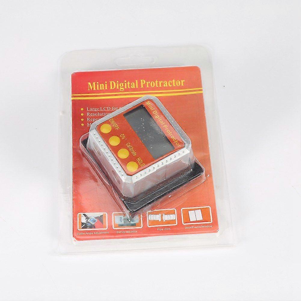 360 Magnetic Base Digital Inclinometer Mini Box Angle Gauge Protractor Level