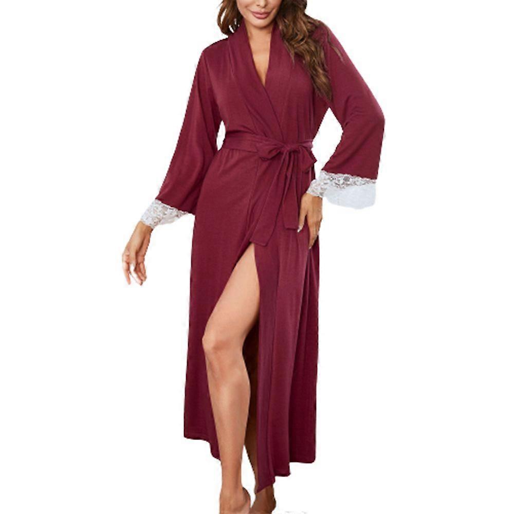 Long Soft Lightweight Kimono Robe for Bath Spa Lounging