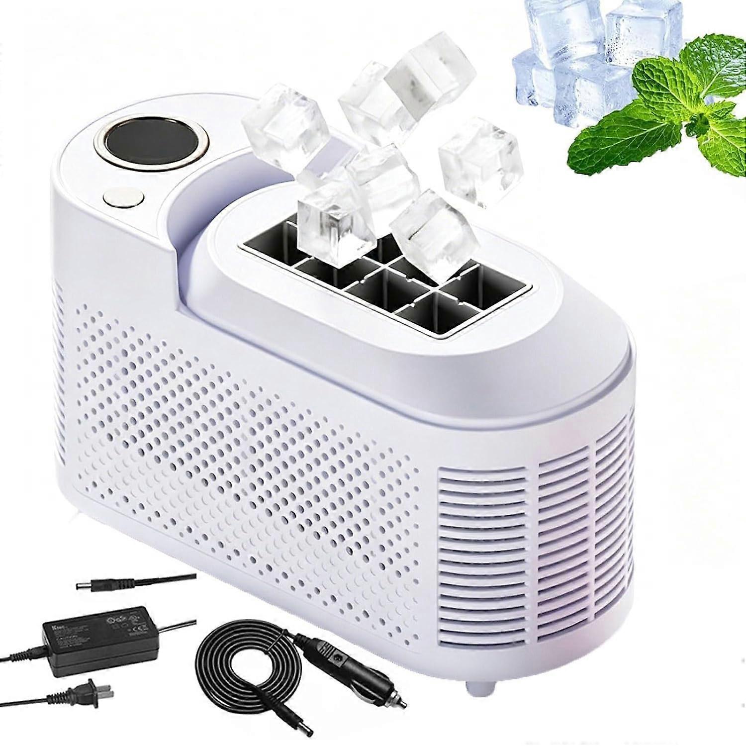 Portable 120W ice maker, small countertop ice maker, compact mini ice