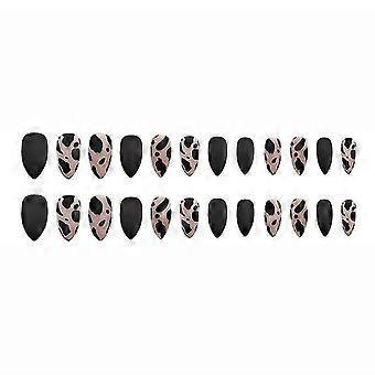 Yaju Drip False Nails, Short False Nails, Acrylic Nails, Pressed On The Nails, Nail Decoration Accessories, Suitable For Decoration On The Nails Of W