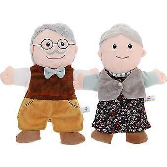 Hand Puppet Educational Hand Puppet for Kids Playing 2Pcs Plush Toy