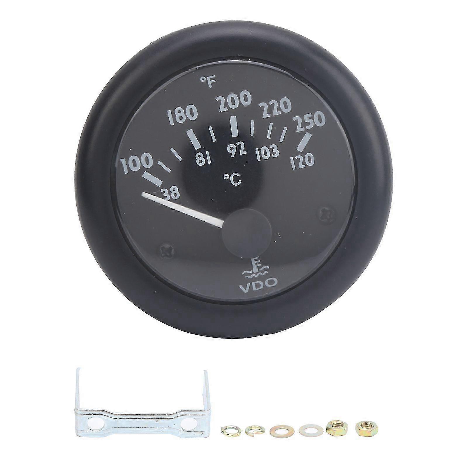 52mm Water Temperature Meter Electromagnetic Pointer Generator Set Engine Thermometer VDOWT(DC24V )